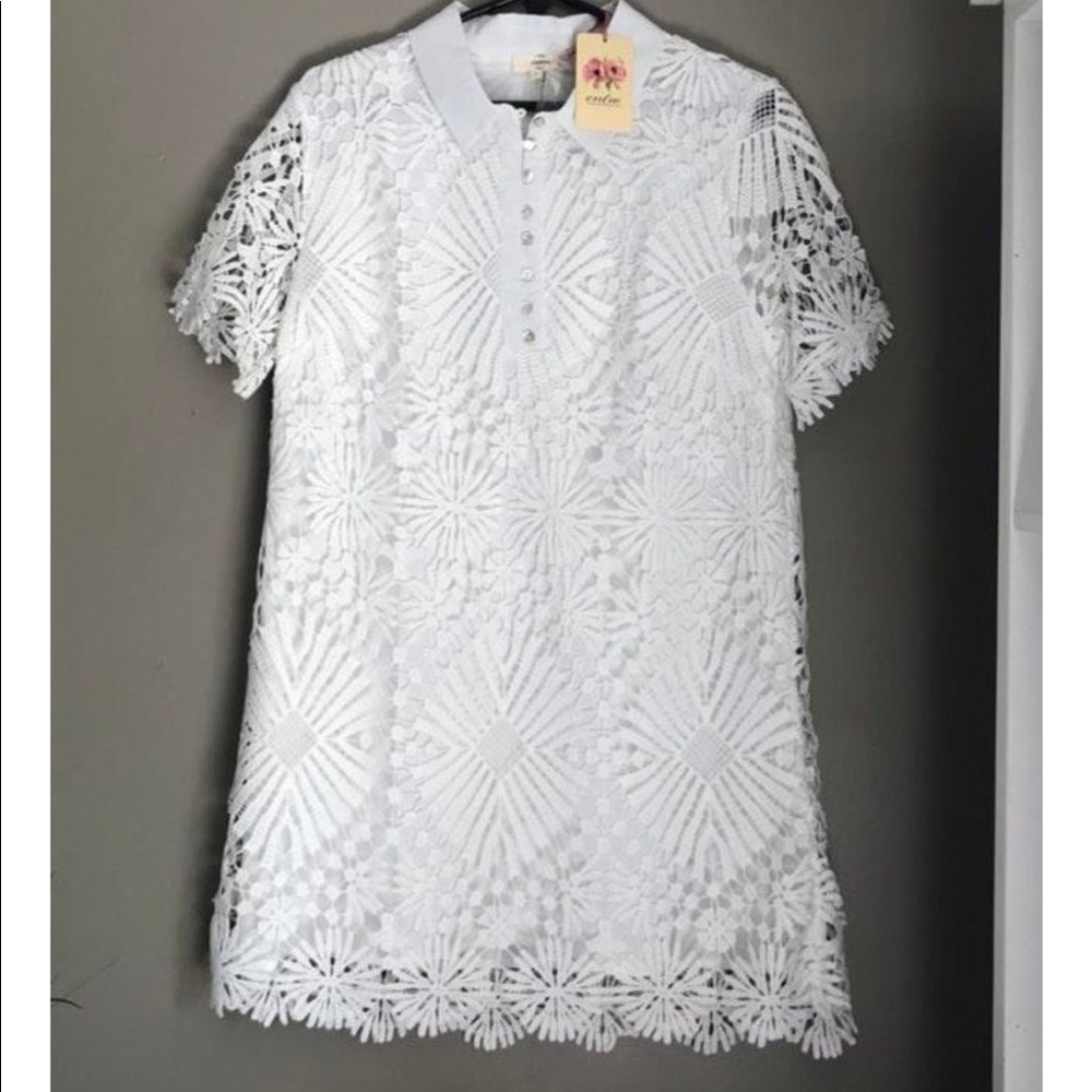 White boutique dress
